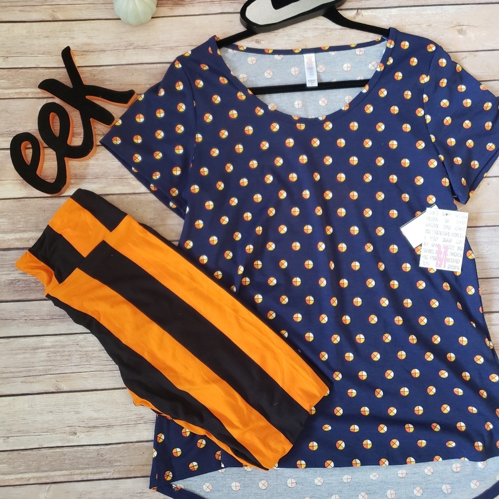 M Classic Tee and/or OS Vintage Halloween Leggings